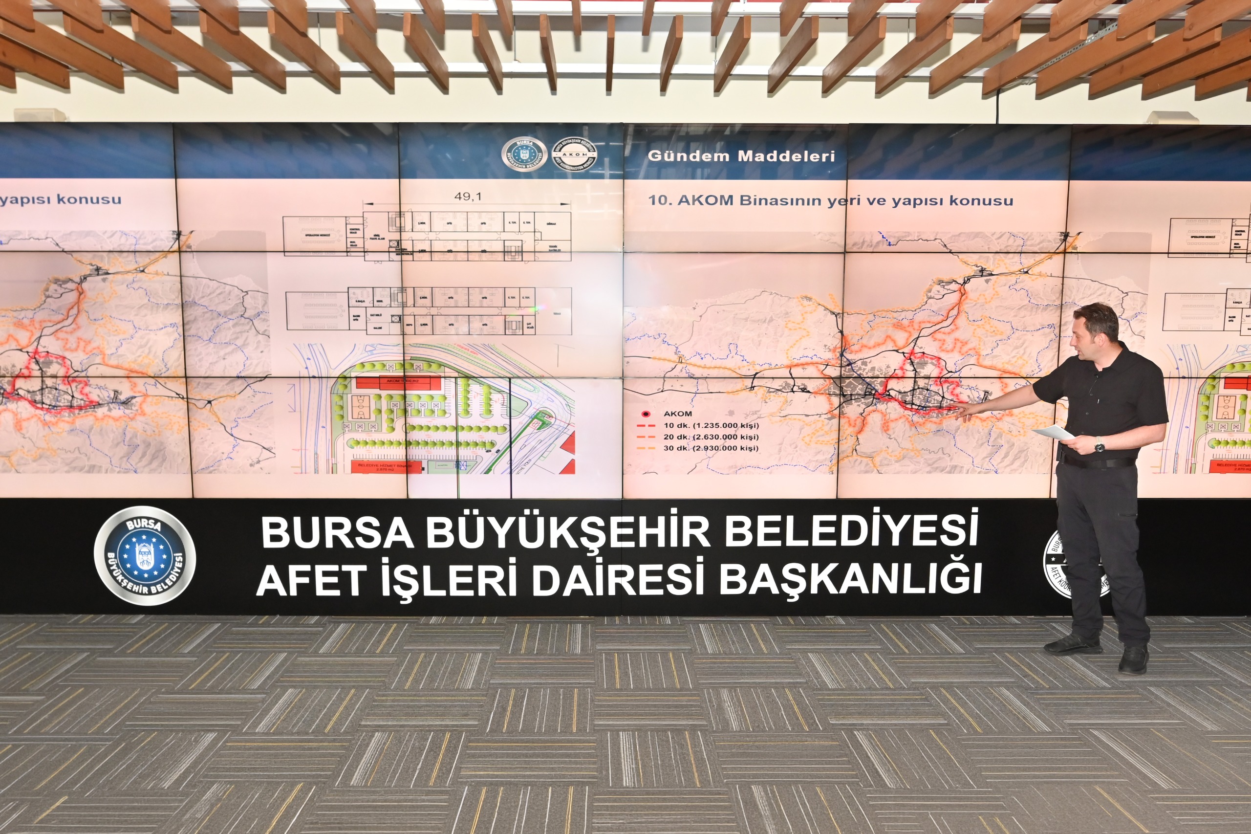 Bursa’nın afet planı AKOM’da masaya yatırıldı