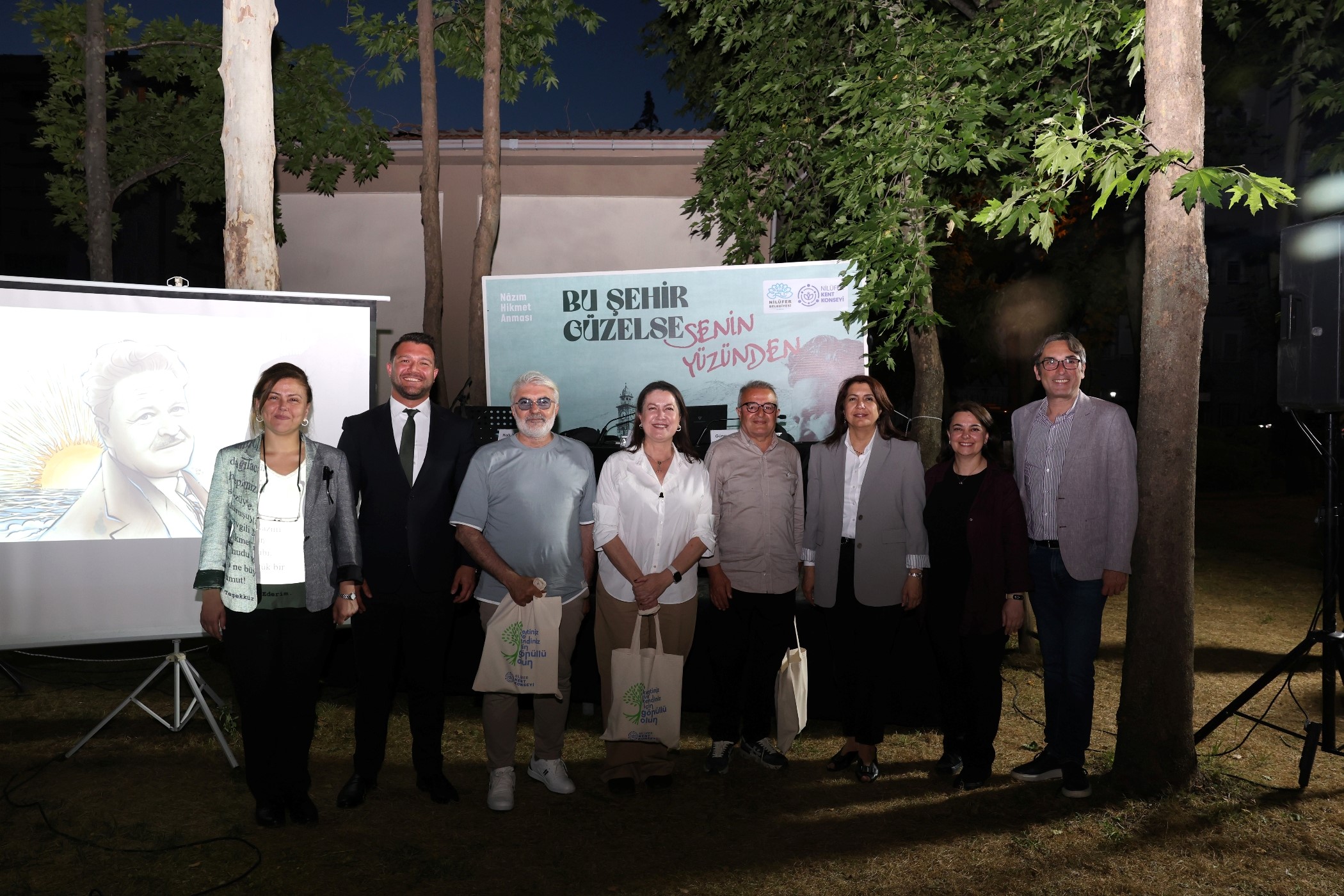 Nâzım Hikmet Nilüfer’de anıldı
