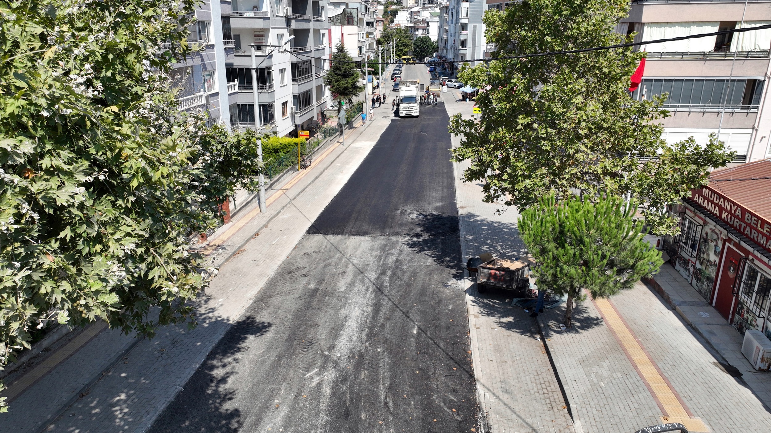 Mudanya’da Yollar Yenileniyor