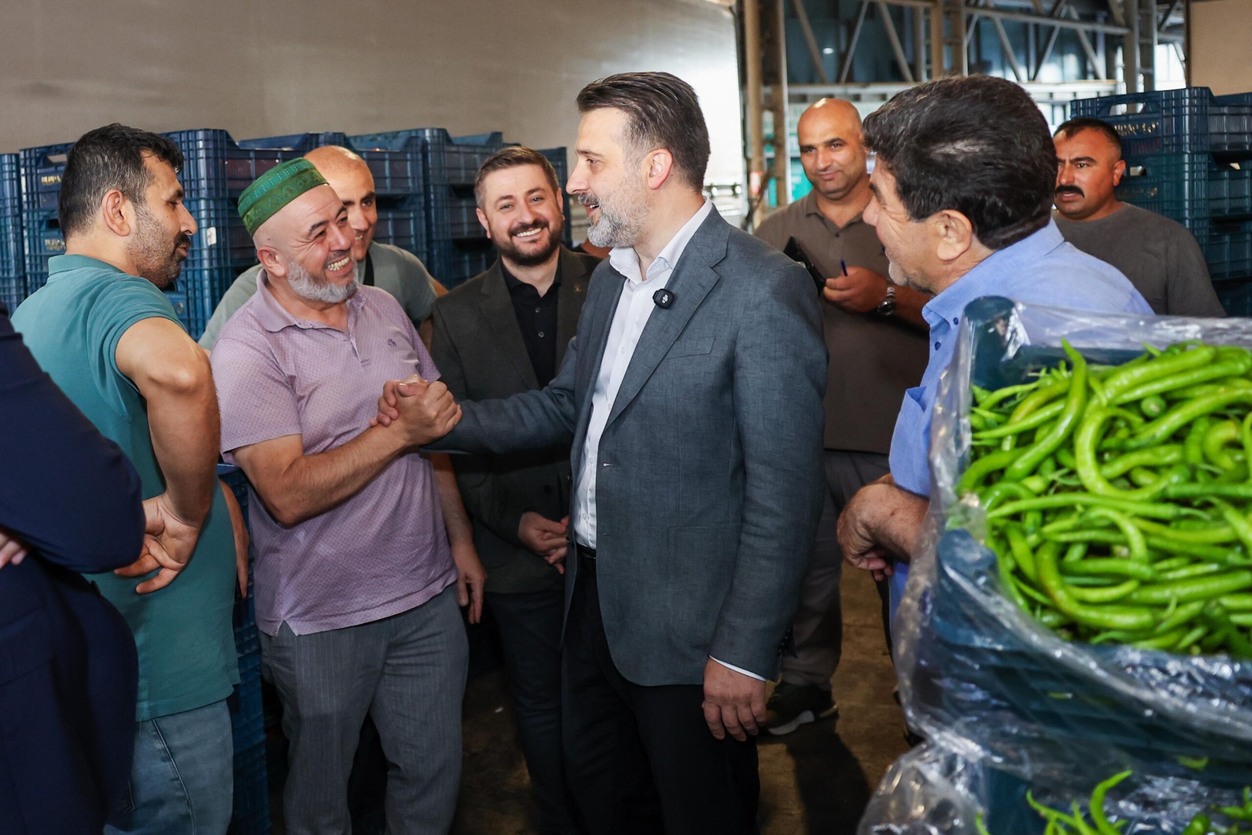 Başkan Vekili Biba’dan Kent Hali’ne yakın takip