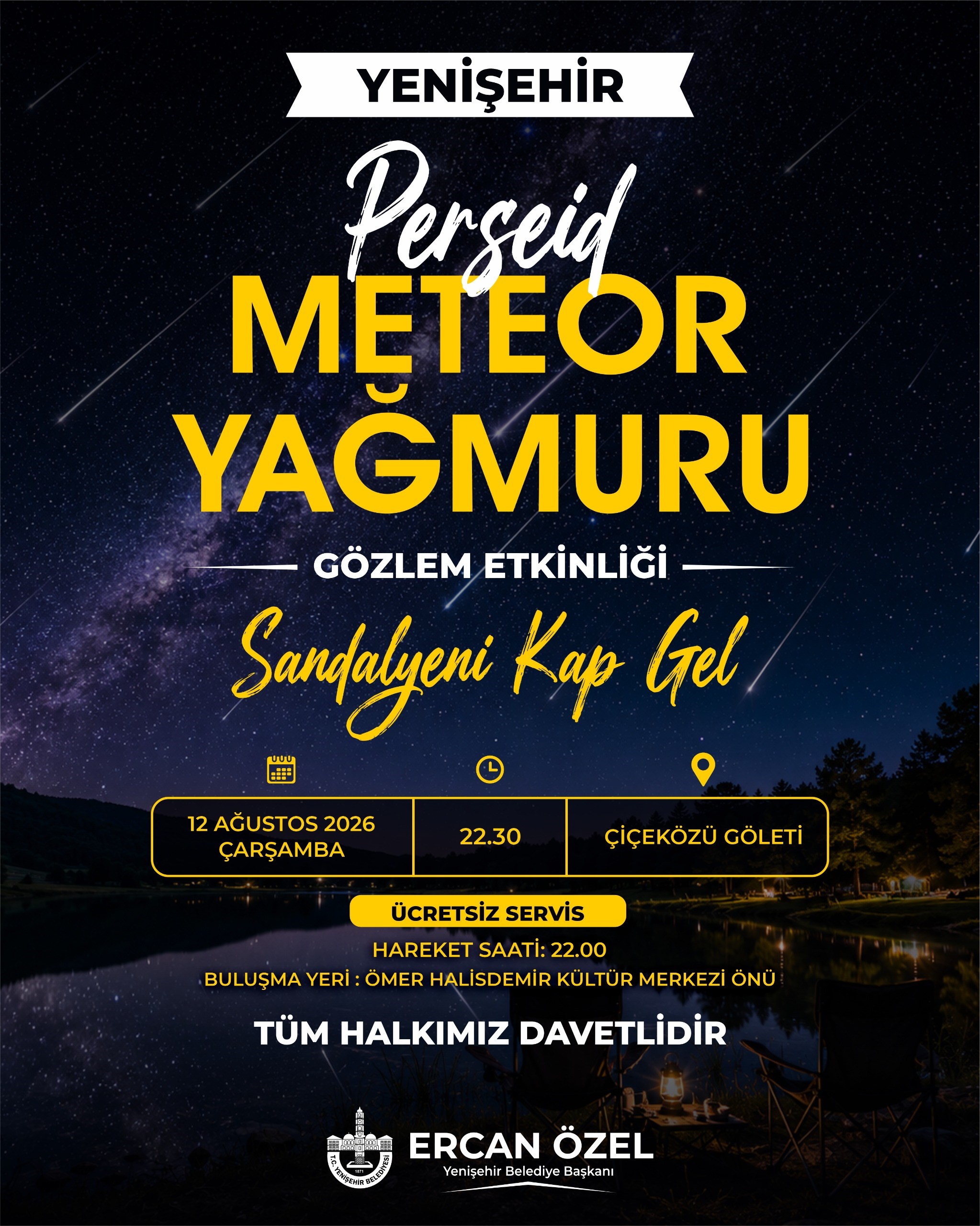 Yenişehir’de gözler gökyüzüne çevrilecek