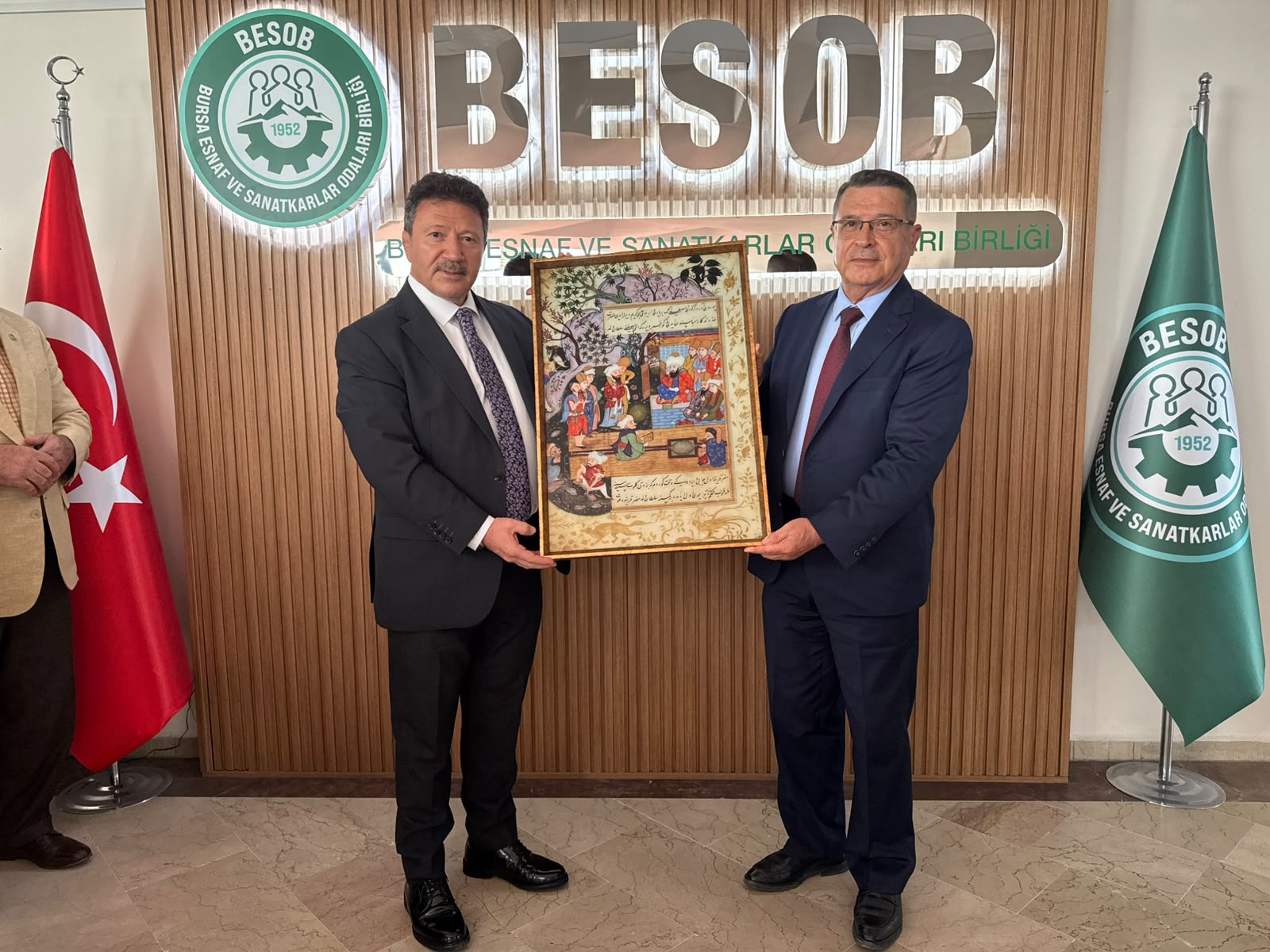 Mehmet Yiğiner’den BESOB’a Ziyaret