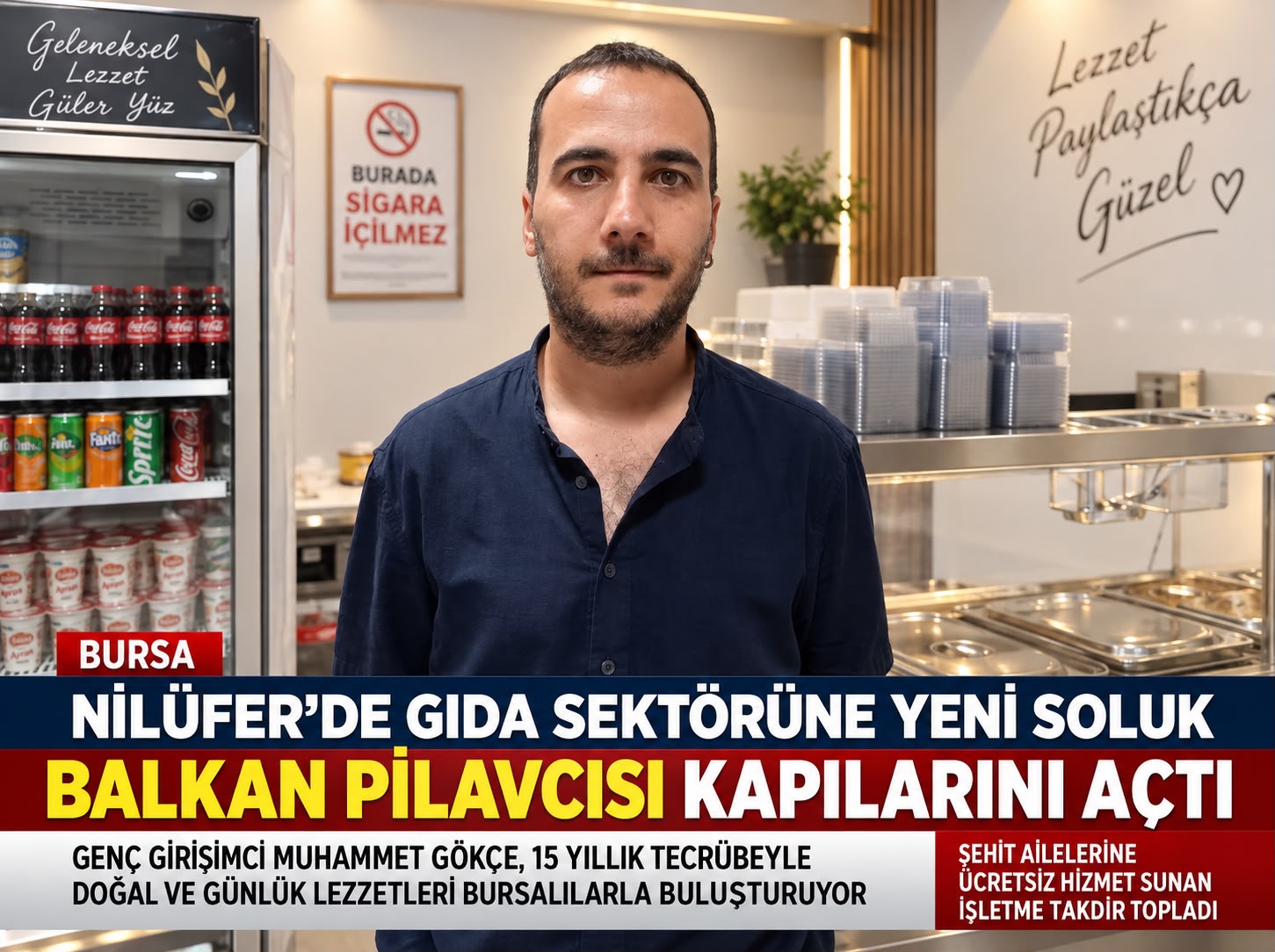 Balkan Mahallesi’ne yeni lezzet durağı: 15 yıllık tecrübesini kendi markasına taşıdı