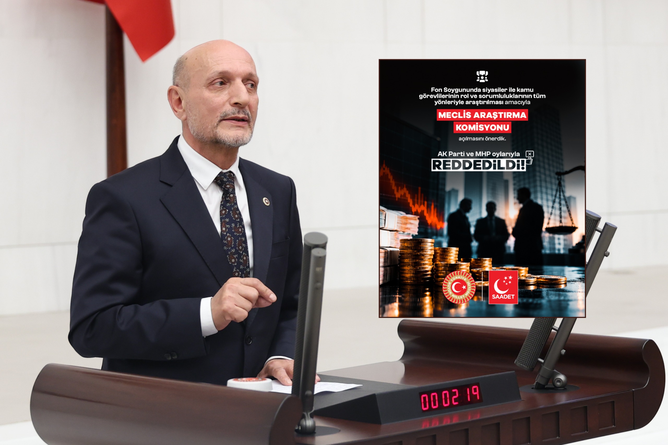 Mehmet Atmaca Fon Vurgunu ve Halka arz süreçlerine dair Meclis Araştırma Önergesi