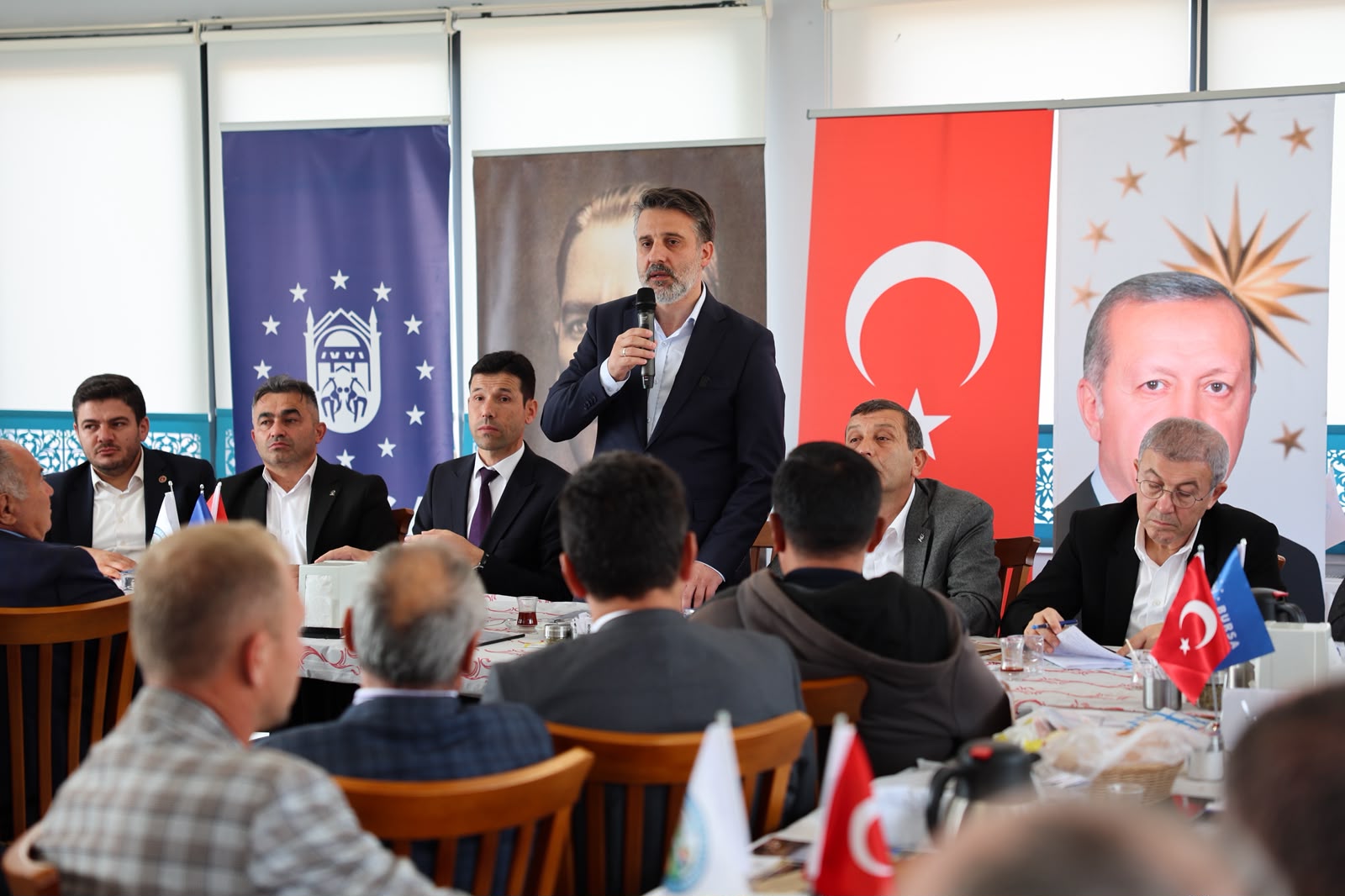 Başkan Vekili Biba, Büyükorhan’da muhtarları dinledi