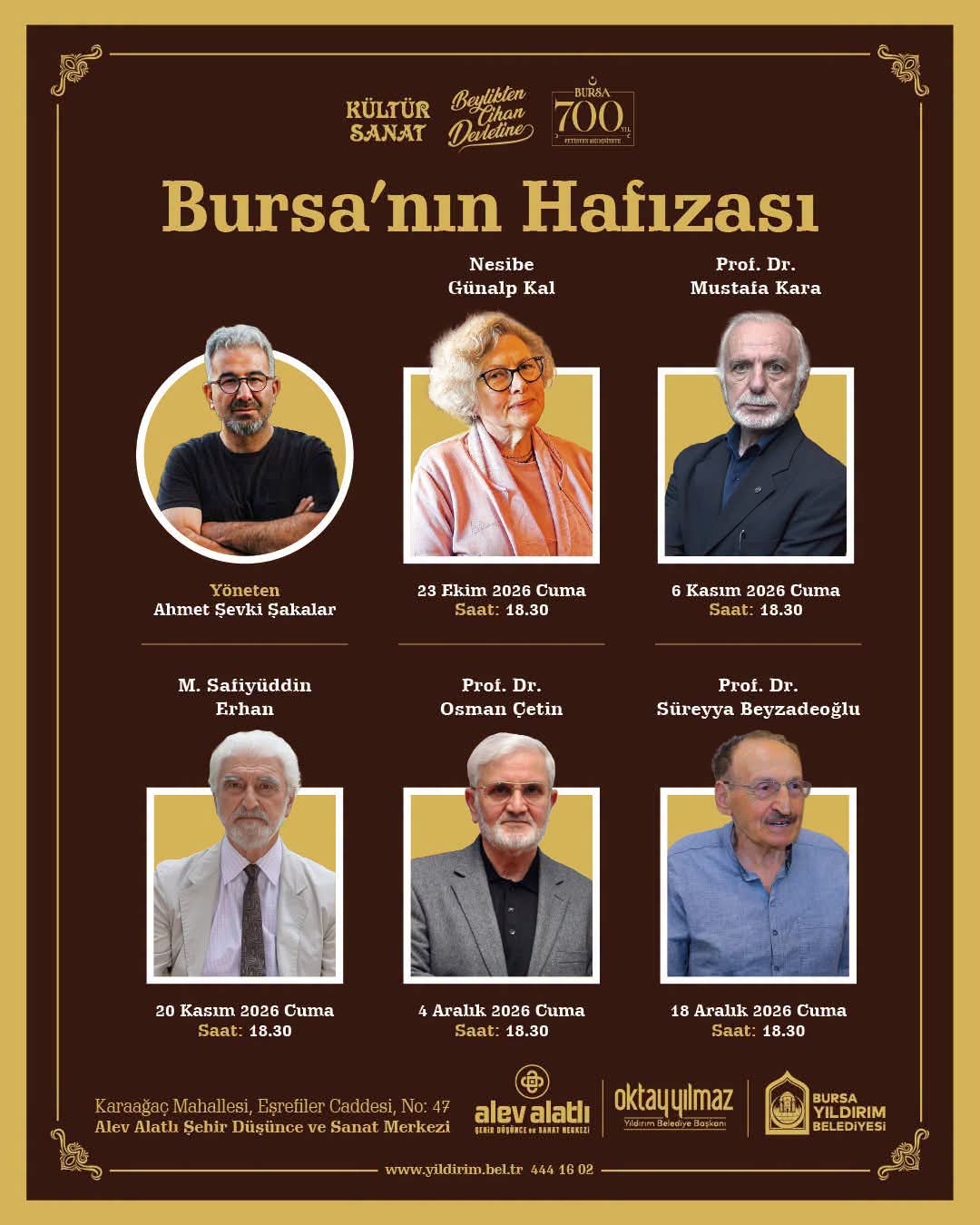 BURSA’NIN HAFIZASI YILDIRIM’DA CANLANACAK